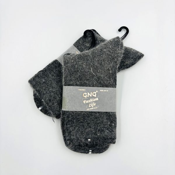 ALPACAS vilnas sieviešu zeķes (pelēkas)