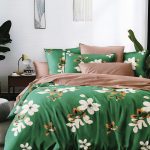 160×200 Gultas veļas komplekts by Luna Home ar palagu/ 100% Kokvilna satīns