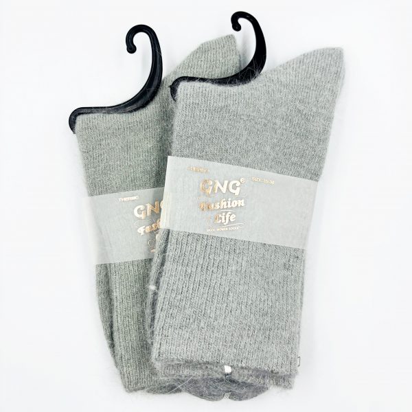 ALPACA vilnas sieviešu Thermo zeķes vidēja biezuma (gaiši pelēkas)