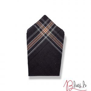 Vīriešu kabatlakatiņš 36×36 cm (brūns) - Image 2