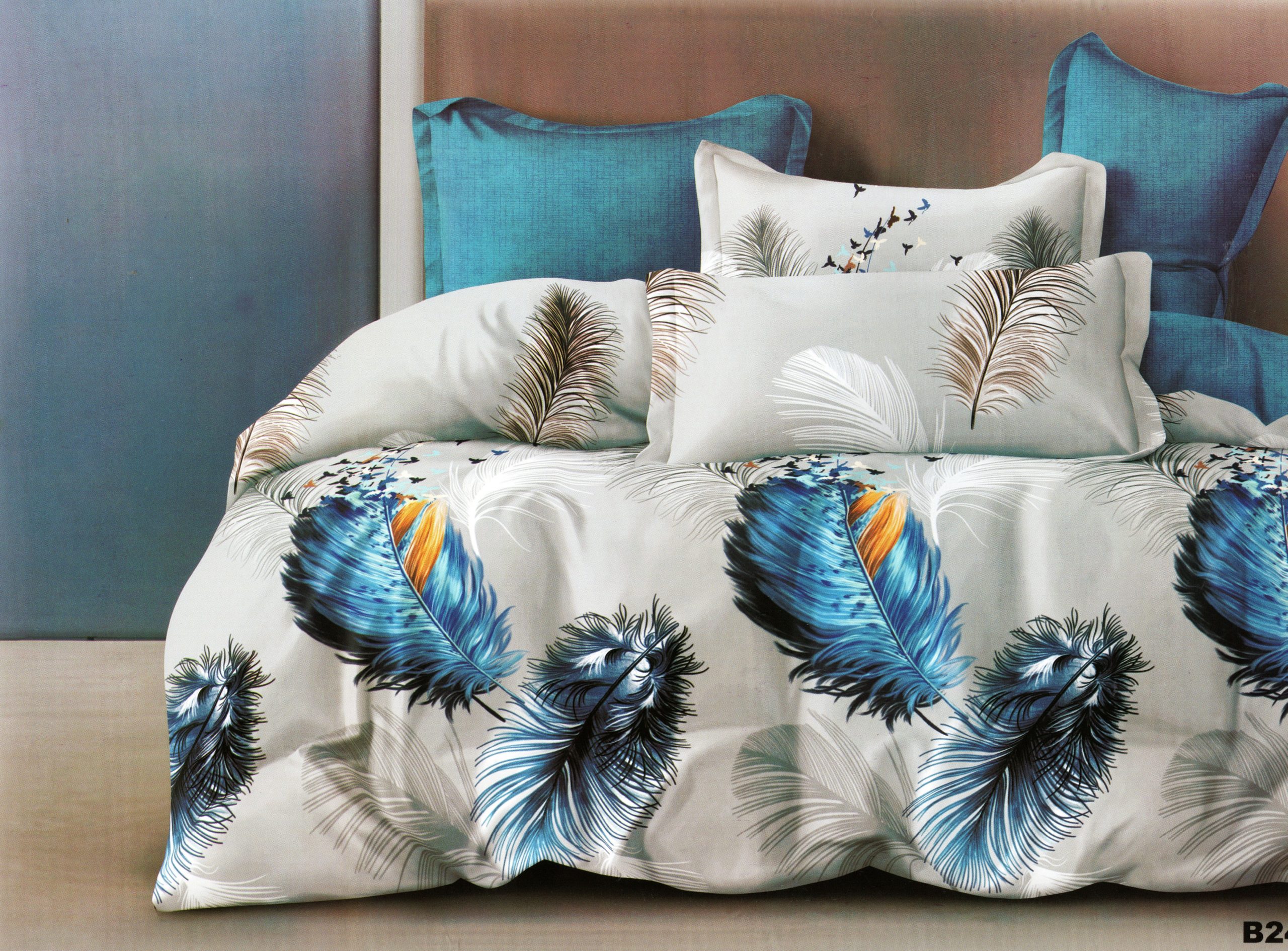 1162 200x220 Gultas veļas komplekts by Milano ar palagu/ 100% kokvilna satīns - Image 1