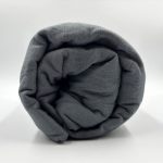 160×200 Trikotāžas palags ar gumiju Jersey / 100% kokvilna (tumši pelēks)