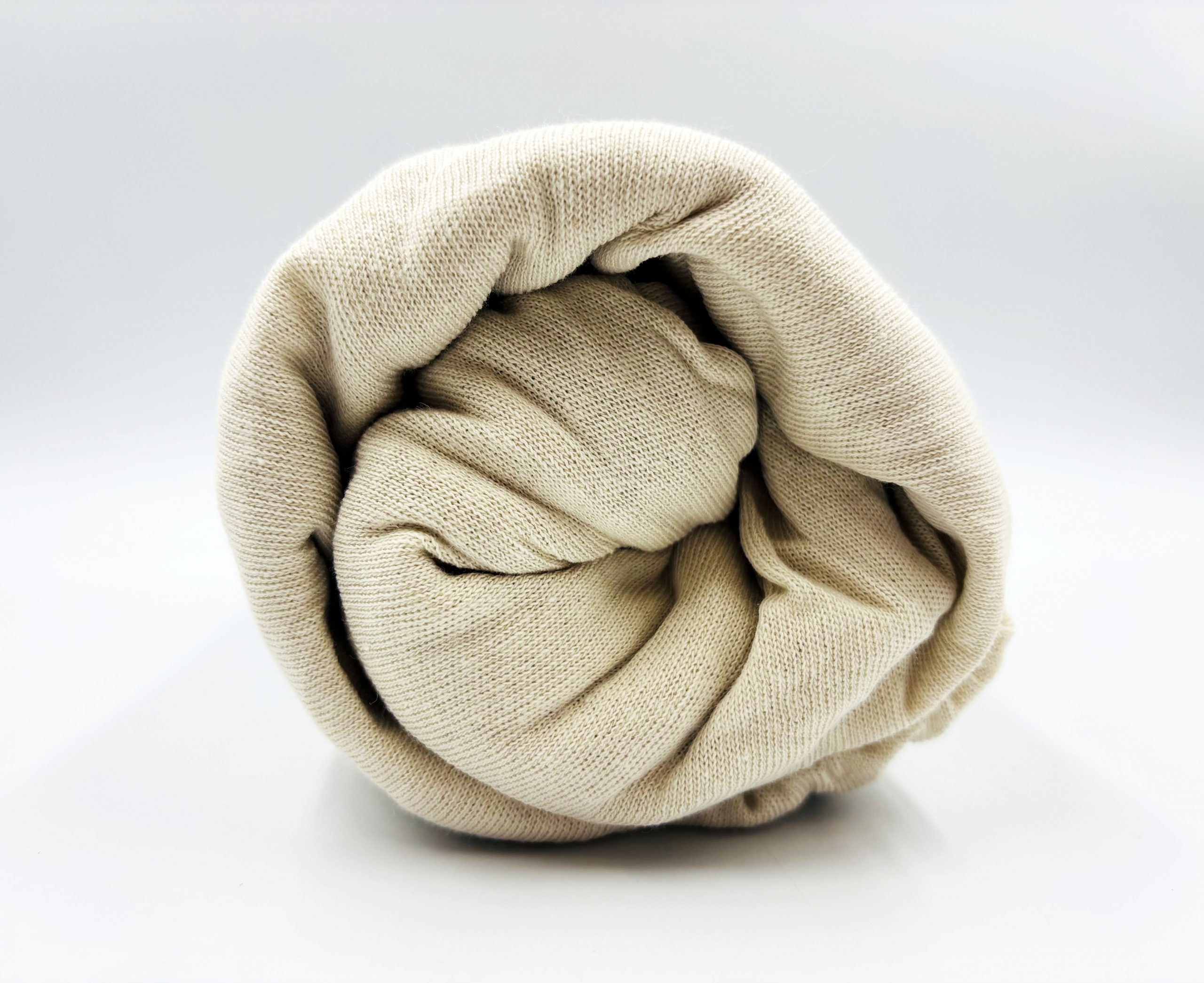 1319 -1 160×200 Trikotāžas palags ar gumiju Jersey / 100% kokvilna (gaiši bēšs) - Image 1