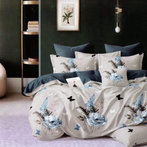 200×220 Gultas veļas komplekts by Luna Home ar palagu/ 100% kokvilna satīns