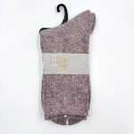 ALPACA vilnas sieviešu Thermo zeķes vidēja biezuma (violetas)