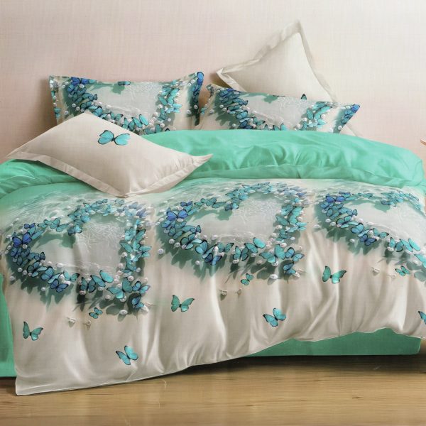 200x220 Gultas veļas komplekts by Milano ar palagu/ 100% kokvilna satīns