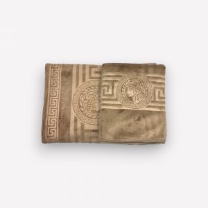 Luks klases vannas dvielis Versece Gold 70×140 cm (liela izmēra) - Image 3