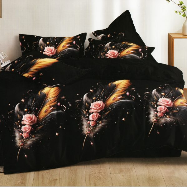 200x220 Gultas veļas komplekts by Milano ar palagu/ 100% kokvilna satīns