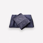 90×170 cm Luks klases vannas dvielis Versece Dark Grey (super liela izmēra)