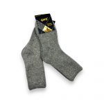 ANGORA Thermo siltas vīriešu zeķes no angoras vilnas (gaiši pelēkas)