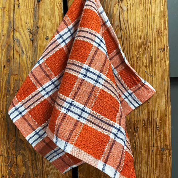 Virtuves dvielis Orange WAFEL 100% kokvilna