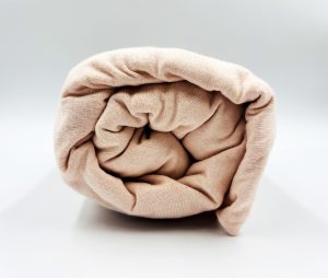 160×200 Trikotāžas palags ar gumiju Jersey / 100% kokvilna (gaiši persiku)