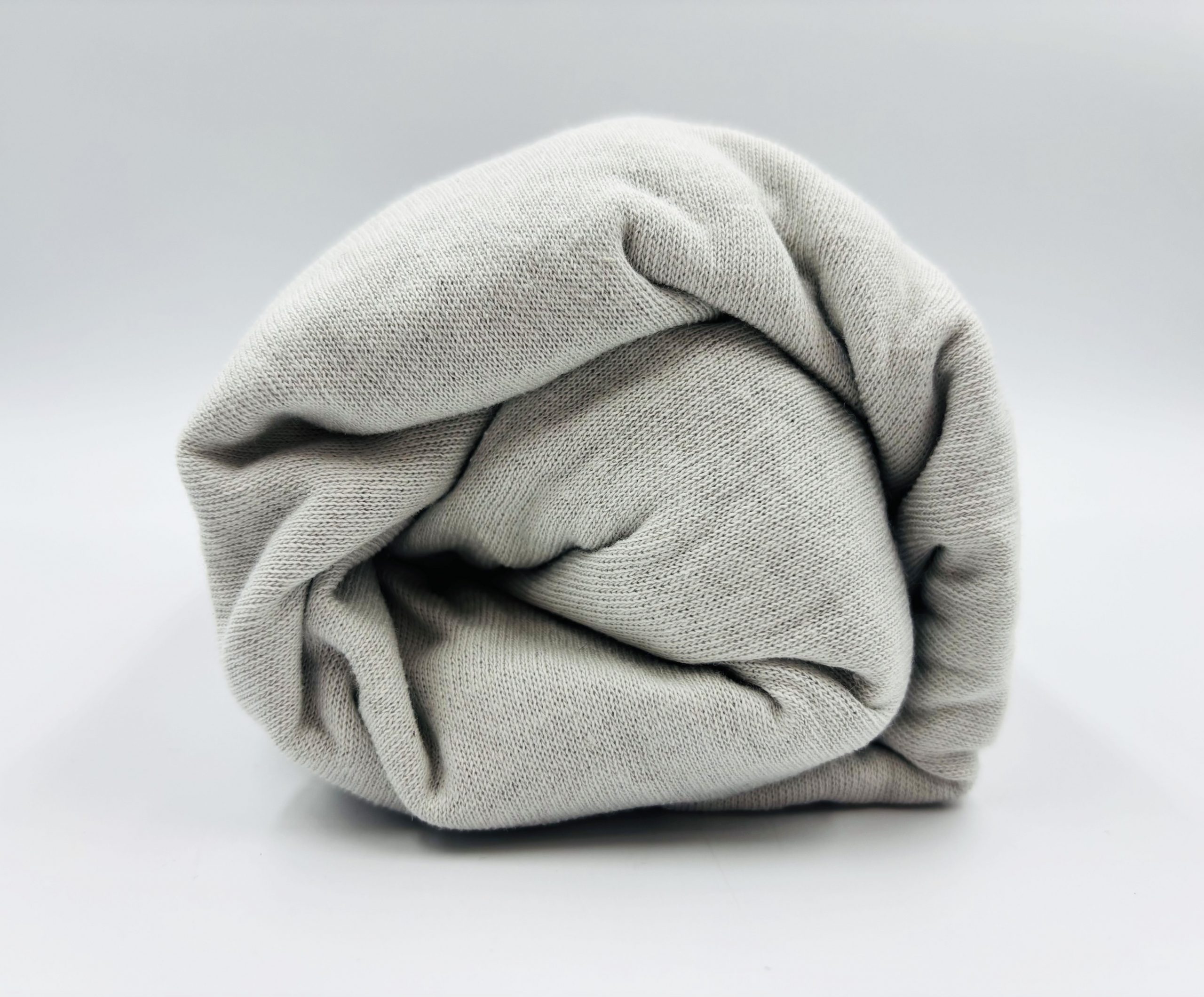 1766 -1 160×200 Trikotāžas palags ar gumiju Jersey / 100% kokvilna (gaiši pelēks) - Image 1