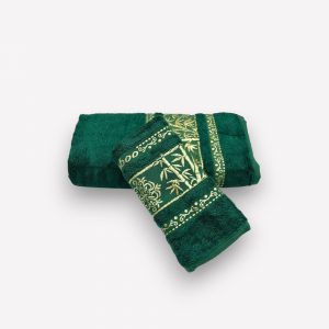 50×90 Bamboo vidēja lielima vannas dvielis by Philippus / Turcija (zaļš)