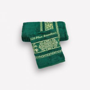 50×90 Bamboo vidēja lielima vannas dvielis by Philippus / Turcija (zaļš) - Image 4