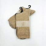 ALPACA vilnas sieviešu Thermo zeķes vidēja biezuma (bēšas)