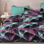 200x220 Gultas veļas komplekts by Milano ar palagu/ 100% kokvilna satīns