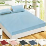 160×200 Palags ar gumiju by Fashion Home Textiles / 100% kokvilna satīns (Gaiši zils)