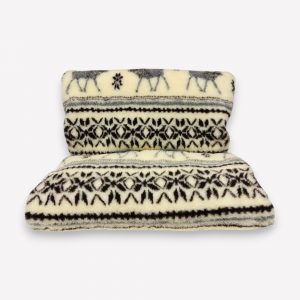 100% Aitas vilnas pleds no Eluna ar kamieļiem 200×220 cm