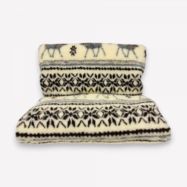 100% Aitas vilnas pleds no Eluna ar kamieļiem 200×220 cm