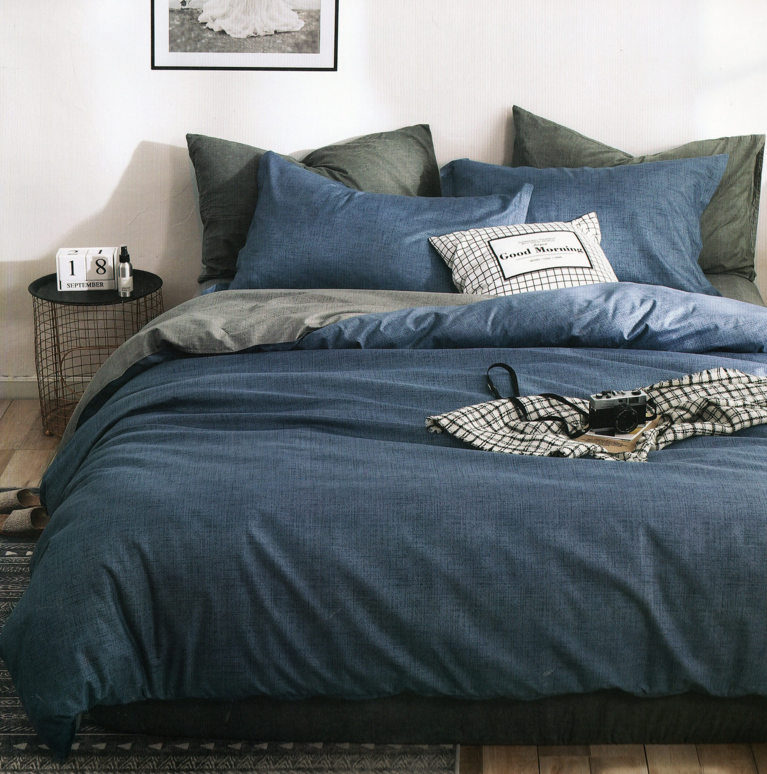 1813 160×200 Gultas veļas komplekts by Luna Home ar palagu/ 100% Kokvilna satīns - Image 1