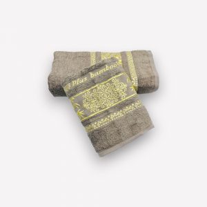 50×90 Bamboo vidēja lielima vannas dvielis by Philippus / Turcija (gaiši pelēks) - Image 2