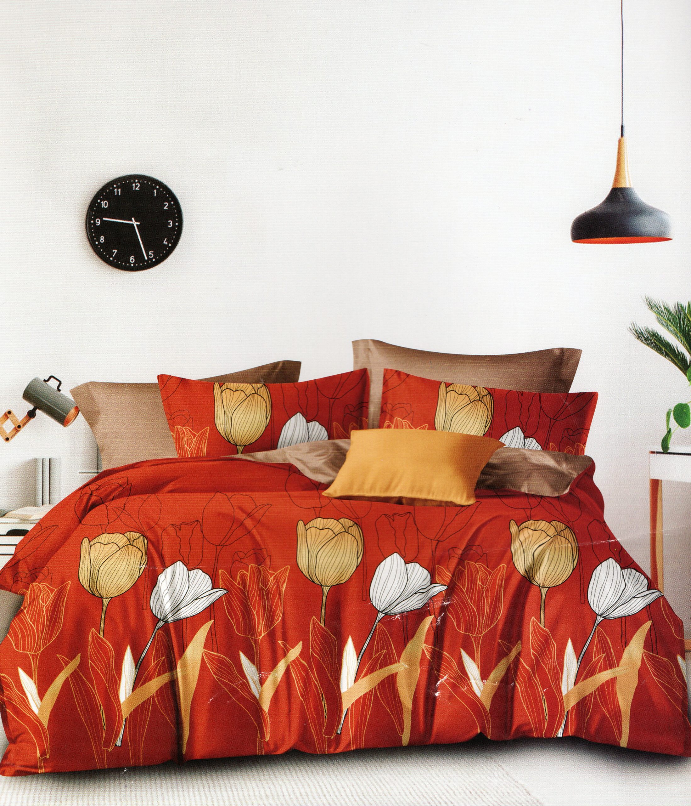 297 160×200 Gultas veļas komplekts by Luna Home ar palagu/ 100% Kokvilna satīns - Image 1