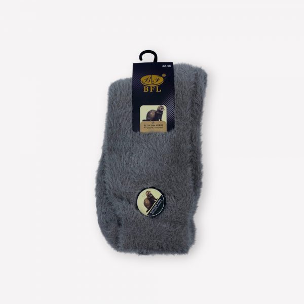 Ūdeles vilnas/norkas zeķes (tumši pelēkas)