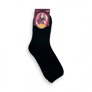 ANGORA Thermo siltas sieviešu zeķes no angoras vilnas (melnas) - Image 2