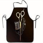 Melns priekšauts ar šķērem