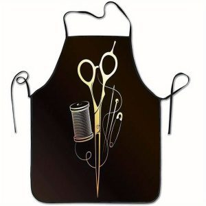 Melns priekšauts ar šķērem