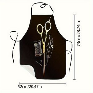 Melns priekšauts ar šķērem - Image 3