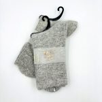 ALPACA vilnas sieviešu Thermo zeķes vidēja biezuma (gaiši pelēkas)