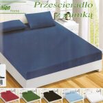 160×200 Palags ar gumiju by Fashion Home Textiles / 100% kokvilna satīns (Zils)