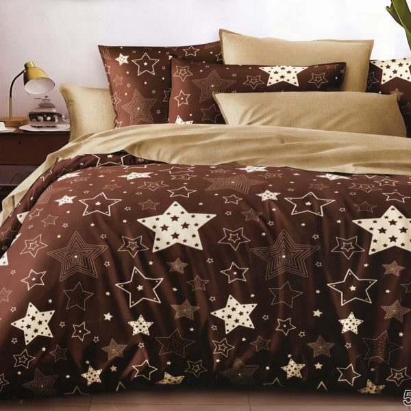 160×200 Gultas veļas komplekts by Luna Home ar palagu/ 100% Kokvilna satīns