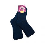 ANGORA Thermo siltas sieviešu zeķes no angoras vilnas (zilas)