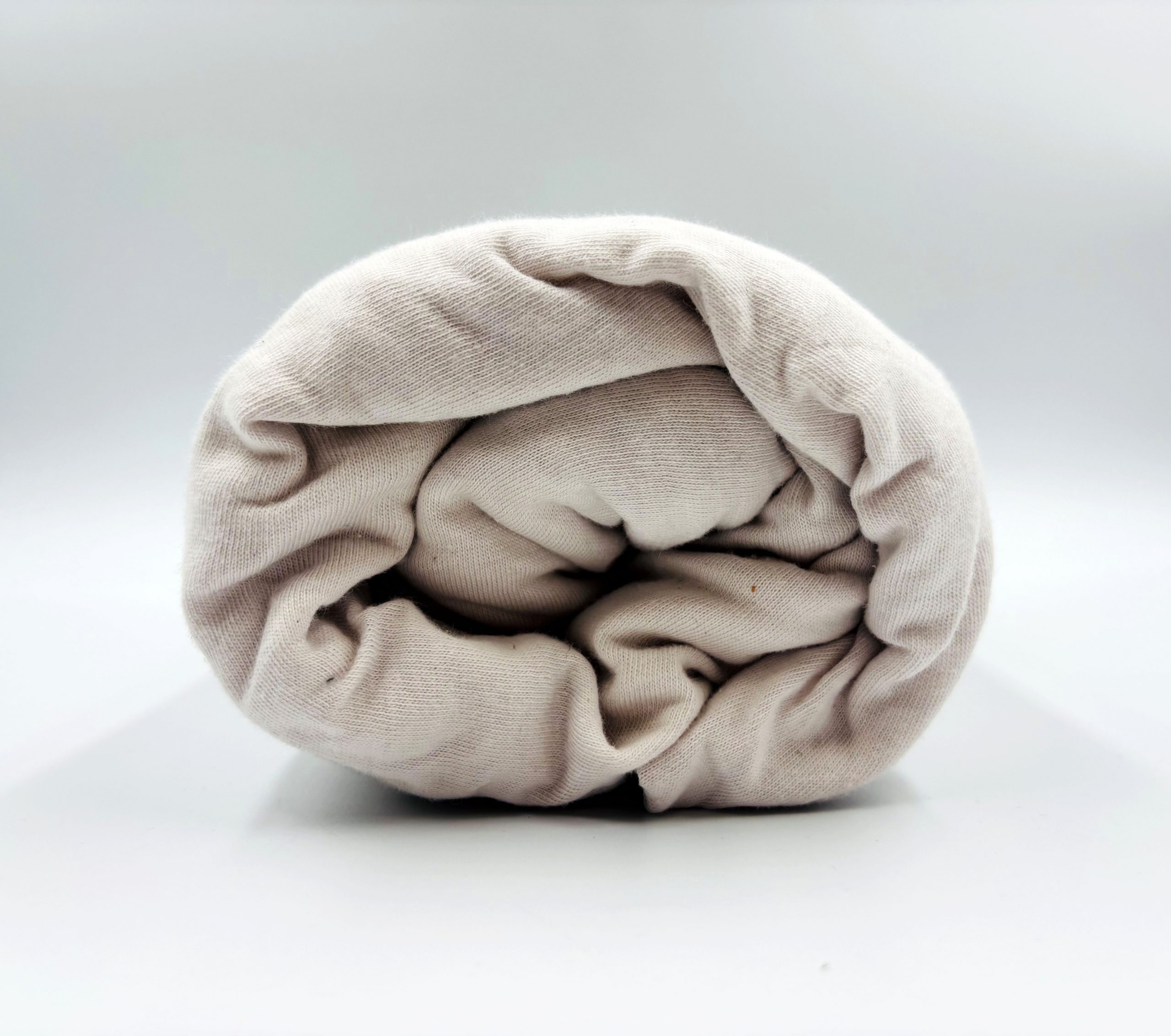 707 -1 160×200 Trikotāžas palags ar gumiju Jersey / 100% kokvilna (balts ar roza toni) - Image 1