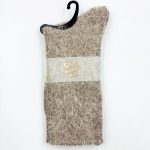 ALPACA vilnas sieviešu Thermo zeķes vidēja biezuma (bēšas)