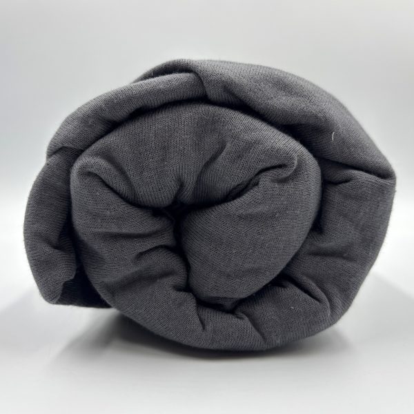 160×200 Trikotāžas palags ar gumiju Jersey / 100% kokvilna (tumši pelēks)