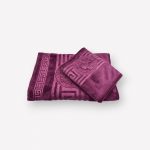 Luks klases vannas dvielis Versece Violet 70×140 cm (liela izmēra)