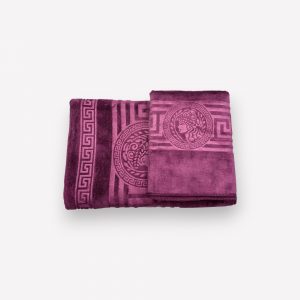 Luks klases vannas dvielis Versece Violet 70×140 cm (liela izmēra) - Image 3