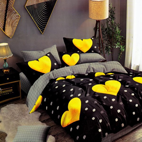 200×220 Gultas veļas komplekts by Luna Home ar palagu/ 100% kokvilna satīns