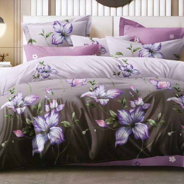 200x220 Gultas veļas komplekts by Milano ar palagu/ 100% kokvilna satīns