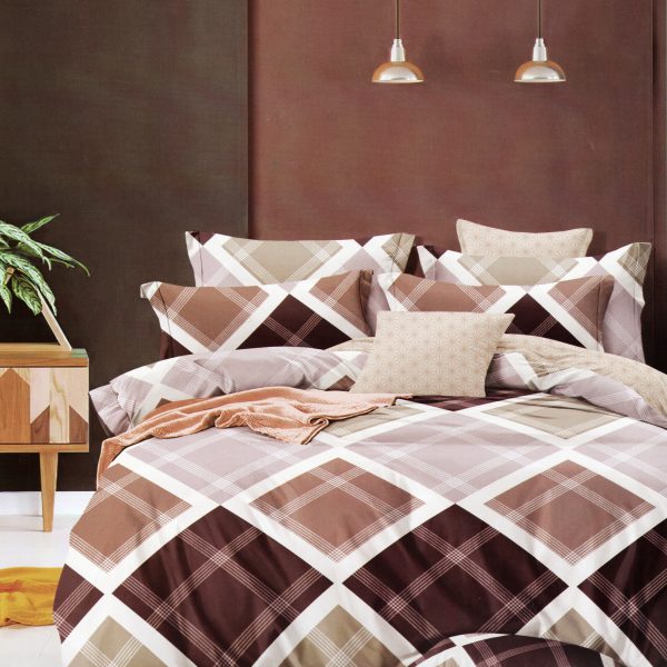 200×220 Gultas veļas komplekts by Luna Home ar palagu/ 100% kokvilna satīns