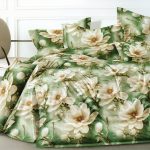 200×200 Gultas veļas komplekts by Milano ar palagu/ 100% kokvilna satīns