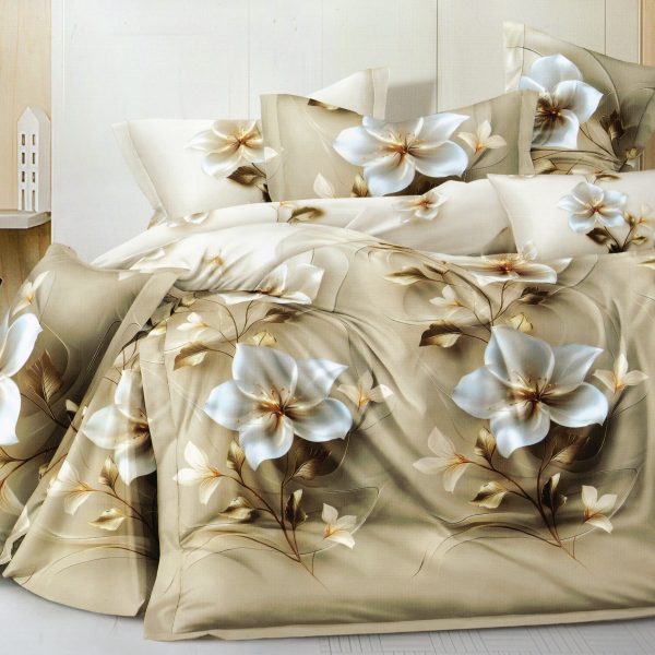 200×200 Gultas veļas komplekts by Milano ar palagu/ 100% kokvilna satīns