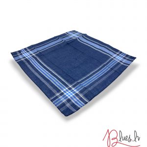 Klasisks auduma kabatlakatiņš vīriešiem 36×36 cm (zils) - Image 3