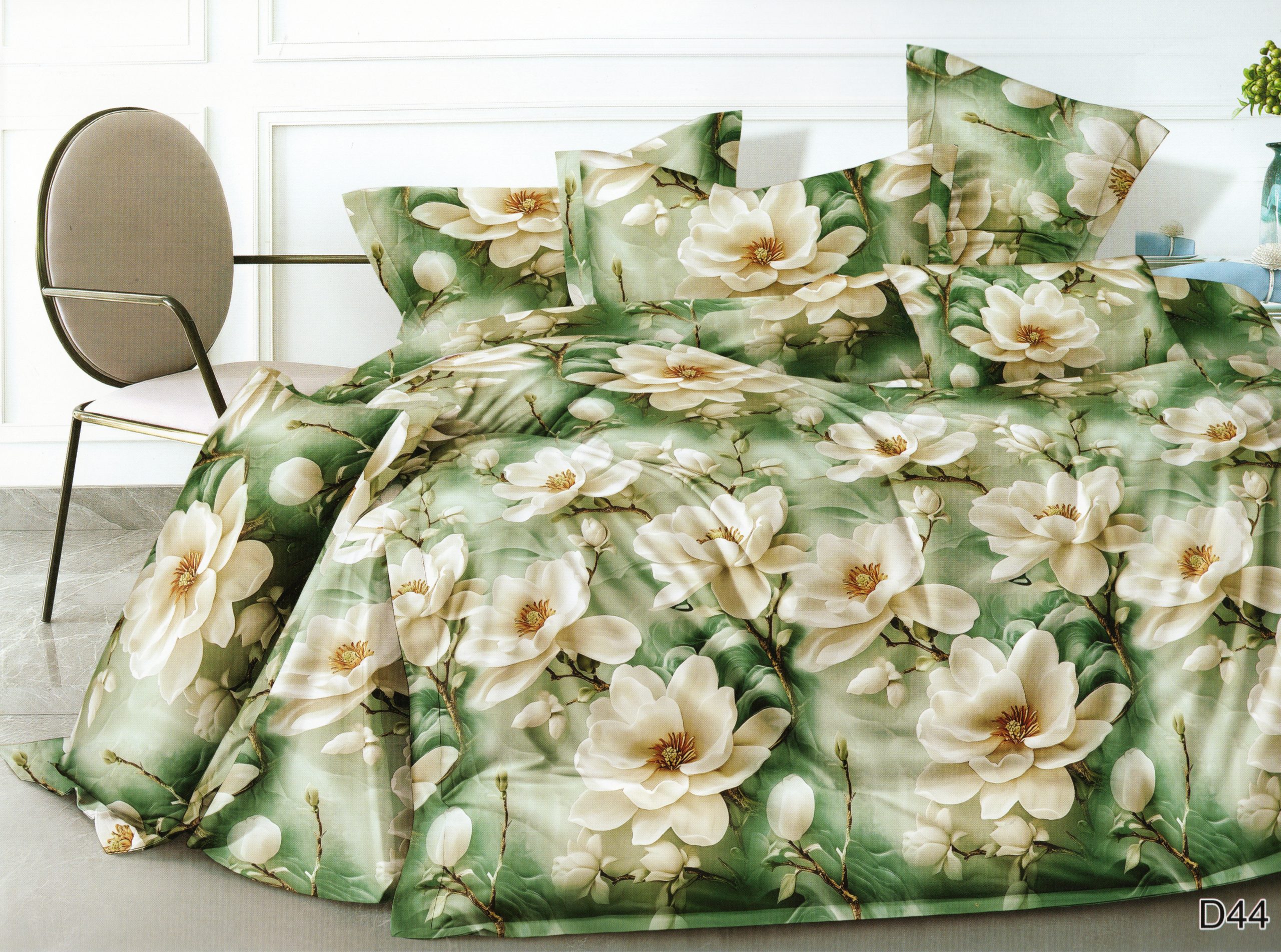 1145 Palags bez gumijas 220×230 cm / 100% kokvilna satīns - Image 1