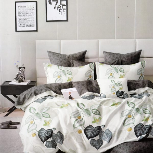 160×200 Gultas veļas komplekts by LUNA HOME / 100% kokvilna satīns / 3.daļas / Spilvendrānas 70×80 cm