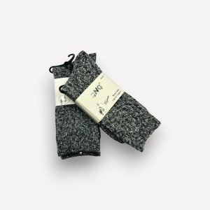 Alpakas vilnas vīriešu zeķes Alpaca Thermo (pelēkas ar strīpām)